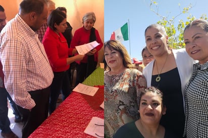 Se registraron en Mapimí las priistas Marisol Peña y Judith Marmolejo y, aquí no hubo unidad.  (EL SIGLO DE TORREÓN)