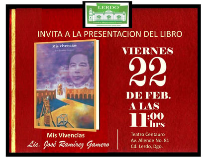 La invitación es para este viernes 22 de febrero. (EL SIGLO DE TORREÓN)