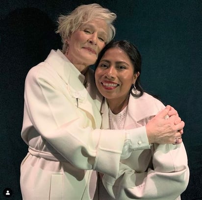 Glenn Close compartió una foto con Yalitza Aparicio. (INSTAGRAM) 