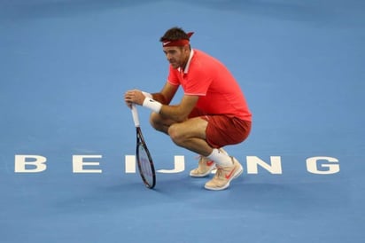 Juan Martín del Potro anunció que no podrá participar en el Abierto Mexicano de Tenis debido a problemas físicos. (Especial)