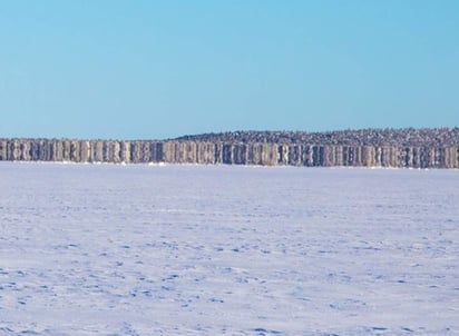 Efecto de espejismo que sucede más seguido en los desiertos. (INTERNET)