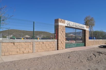 El polideportivo de Villa Nazareno está casi terminado, por lo que los pobladores esperan contar con la presencia de las autoridades para su pronta inauguración. (EL SIGLO DE TORREÓN)