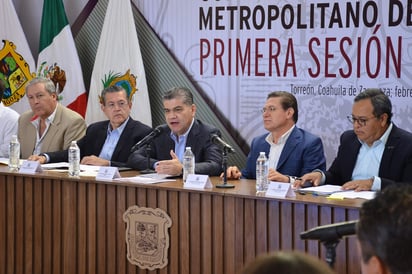 Ayer se instaló el Consejo para el Desarrollo Metropolitano de La Laguna, que se realizó en Ciudad Universitaria de la Universidad Autónoma de Coahuila, Unidad Torreón. (FERNANDO COMPEÁN) 