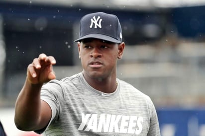 Luis Severino no lanzará el primer juego de la temporada de los Yankees debido a una inflamación en el hombro derecho. (Especial)