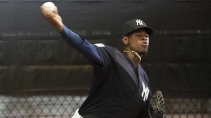 Luis Severino no podrá abrir el juego inaugural de los Yanquis de Nueva York por una inflamación en el codo derecho.