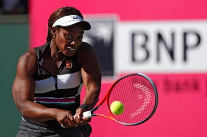 Sloane Stephens perdió ayer 6-3, 6-0 ante Stefanie Voegele.