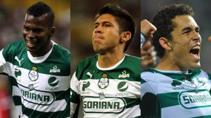 La Liga de Campeones de Concacaf tiene en su lista de goleadores históricos a figuras de distintas nacionalidades que además han militado en el equipo del Santos Laguna. (ESPECIAL)