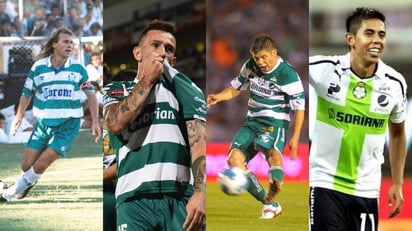 La lista de goles memorables desde fuera del área marcados por los Guerreros del Santos Laguna. (ESPECIAL)