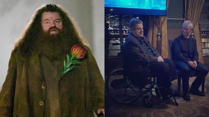 Estado. Robbie Coltrane apareció en silla de ruedas. (ESPECIAL)