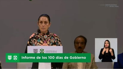 Claudia Sheinbaum dio un mensaje por sus primeros 100 días de gobierno. (ESPECIAL) 