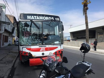 La unidad responsable es un camión Mercedes Benz modelo 2007 de la ruta Torreón-Matamos, con número económico 109.
