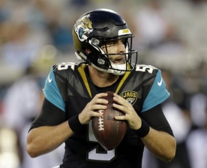 Blake Bortles jugó 5 campañas con los Jaguares de Jacksonville.