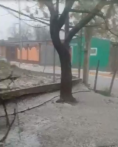 Habitantes del Pueblo Mágico vivieron la primera granizada de la temporada invernal, a tres días del inicio de la primavera.