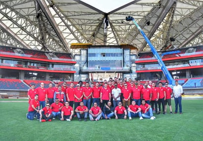 El cuadro mexiquense visitó recientemente la que será su nueva casa, el Estadio Alfredo Harp Helú. (Especial)