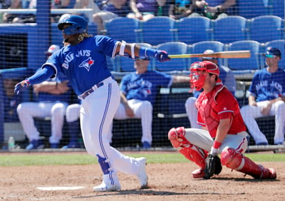 Valdimir Guerrero Jr. es considerado por muchos el prospecto principal en las Grandes Ligas.