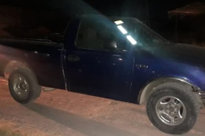 El inculpado tenía en su posesión una camioneta Ford F150, con placas FM-9486, de la cual no acreditó la posesión legal.