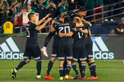 Los goles no faltaron, y estos fueron firmados por Raúl Jiménez (51’), Héctor Moreno (63’) y Chucky Lozano (65) en la cancha del SDCCU de San Diego, California. (JAMMEDIA)