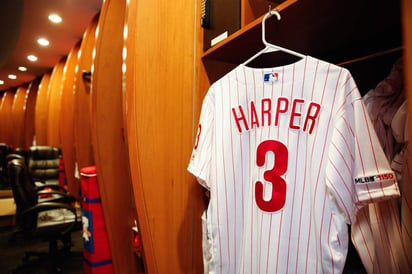 Harper desplazó a Judge, el toletero de los Yankees de Nueva York que lideró la lista desde su año de novato en 2017. (Especial)