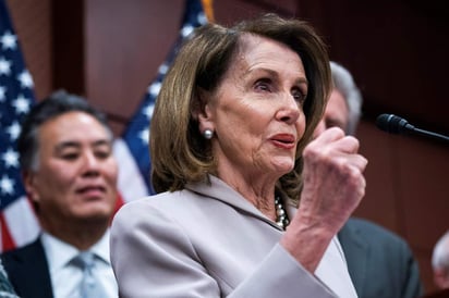 La presidenta de la Cámara de Representantes de EE.UU., la demócrata Nancy Pelosi, advirtió este martes de que el Congreso estadounidense no votará sobre el último acuerdo comercial con México y Canadá, conocido como T-MEC, hasta que ese país apruebe una reforma laboral. (EFE)