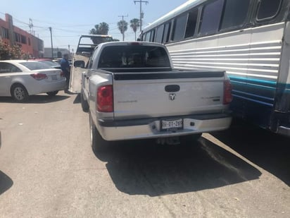 El accidente se registró esta tarde en la zona Centro de Gómez Palacio. (EL SIGLO DE TORREÓN)