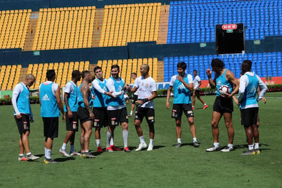 Lo destacado en el campamento de Tigres fue el regreso a las prácticas del francés André-Pierre Gignac. (Especial)