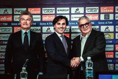 Fiorentina informa que Montella firmó un contrato por las dos próximas temporadas. (Especial)