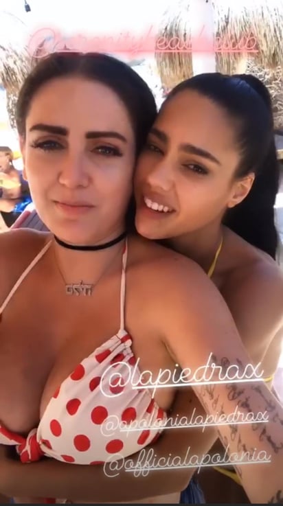 Lora y Apolonia compartieron algunos adelantos de lo que será el esperado material que fue grabado en Playa del Carmen. (INSTAGRAM)