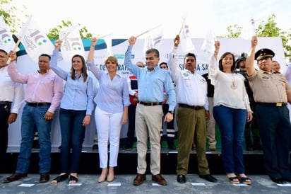 Durante este viernes se dio el banderazo de arranque al Operativo de Vacaciones de Semana Santa 2019 en Coahuila. (CORTESÍA)