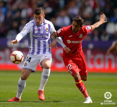 Getafe jugó desde los 63 minutos con un hombre menos, luego de la segunda tarjeta amarilla para el uruguayo Mathías Olivera. (Especial)