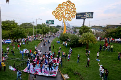 La Policía nicaragüense negó un permiso para una marcha de hoy para conmemorar el primer aniversario de esas protestas. (AP)