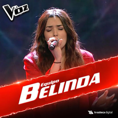 Paulina, de 19 años, subió al escenario de La Voz e interpretó la canción Jueves, con la cual logró cautivar el oído de Belinda. (ESPECIAL)