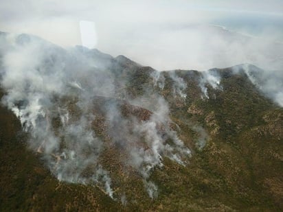 La Secretaría de Protección Civil (PC) informó que el Equipo Estatal de Manejo de Incidentes (EEMI) dio a conocer que se tiene un 90 por ciento de control y 70 por ciento de liquidación del incendio forestal en el municipio de Alto Lucero. (ARCHIVO)