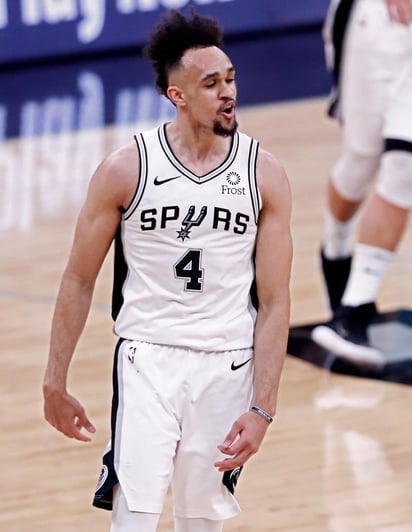 Derrick White, de los Spurs. (EFE)