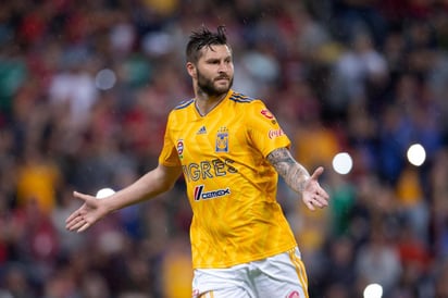 Gignac suma 172 partidos con los Tigres y suma 100 goles, convirtiéndose en el segundo mejor goleador de la historia del equipo. (ARCHIVO)