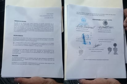 Habitantes del ejido Atalaya de Matamoros, buscan interponer una denuncia por el inicio de la instalación de una antena. (EL SIGLO DE TORREÓN/CLAUDIA LANDEROS)