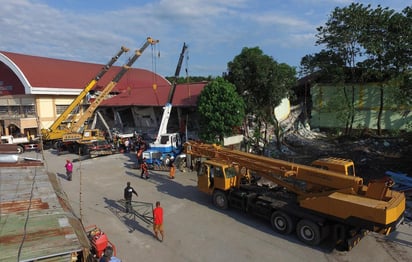 Por el momento, se han producido más de 400 réplicas del terremoto, aunque sólo ocho fueron perceptibles. (ARCHIVO)