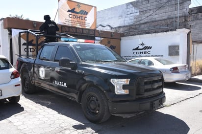 Juan Manuel Rivera Silva, secretario General del Comité Municipal de Morena en Monclova exigió al gobierno estatal que ponga cámaras de video en los uniformes de policías. (EL SIGLO COAHUILA)