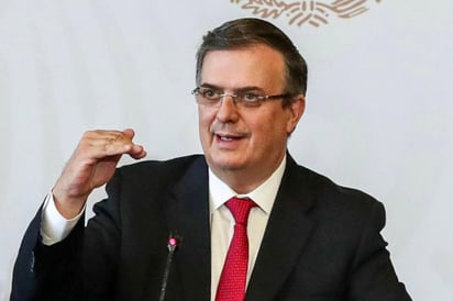 Consultado sobre la forma en que México ha avanzado en la relación bilateral con ese país, específicamente con el presidente Trump, Ebrard Casaubon dijo: “paciencia y prudencia”. (ARCHIVO)