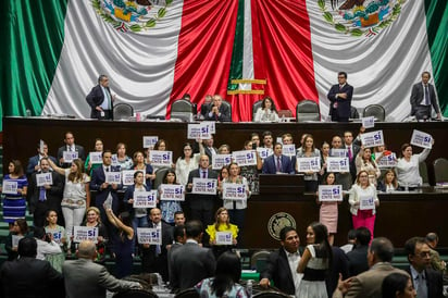 La mayoría de los votos en contra fueron del Partido Acción Nacional (PAN). (EL UNIVERSAL) 