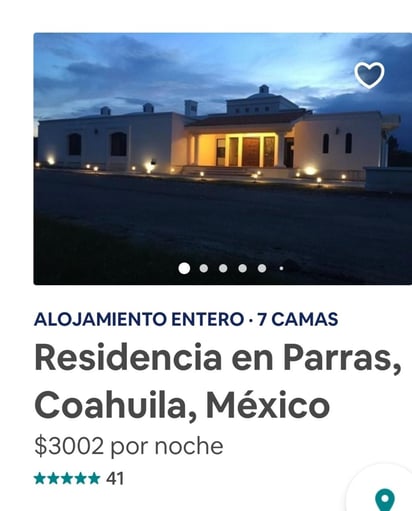 Este servicio ofrece “142 propiedades en Arteaga, 138 en Parras de la Fuente y 23 en Cuatrociénegas por solo situar a 3 de los pueblos Magicos en nuestro estado”. (ESPECIAL)