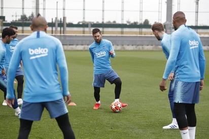 En la sesión de recuperación celebrada en la Ciudad Deportiva de Sant Joan Despí, participaron todos los jugadores disponibles del primer equipo. (Especial)