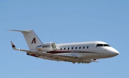 El avión accidentado en Coahuila era un Bombardier Challenger 601. (ESPECIAL)