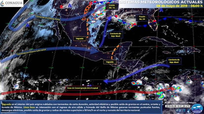 Protección Civil ha pedido a la población no exponerse durante las tormentas eléctricas. (TWITTER)