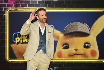 Talento. Ryan Reynolds usa sus talentos mordaces para bien, o al menos para una historia más tierna y apta para niños. en su nueva cinta, Pokémon Detective Pikachu.