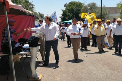 El PRD participa en la campaña de Claudia Galán, del PAN, como parte de la alianza de facto.