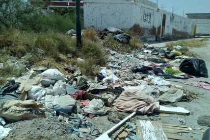 Es poco higiénico y se pudieran presentar enfermedades en la colonia. (EL SIGLO DE TORREÓN)