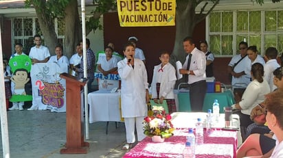 Inició esta mañana la Semana Nacional de Salud en el municipio de San Pedro, para realizar durante varios días algunas acciones como la vacunación contra el Virus del Papiloma Humano (VPH).  (EL SIGLO DE TORREÓN)