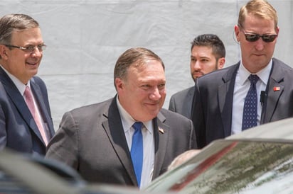 Marcelo Ebrard, secretario de Relaciones Exteriores, se reunirá este jueves con Mike Pompeo, secretario de Estado de los Estados Unidos. (ARCHIVO)