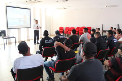 Brindan capacitación especial a elementos de Seguridad Ciudadana en el municipio de San Pedro. (EL SIGLO DE TORREÓN/CLAUDIA LANDEROS)