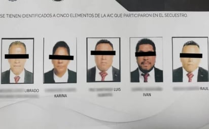 En un comunicado, la FGR informó que estas detenciones fueron hechas tras cinco órdenes de aprehensión solicitadas por la propia fiscalía y otorgadas por un juez de Distrito, por la probable comisión del delito de secuestro agravado. (ESPECIAL)
